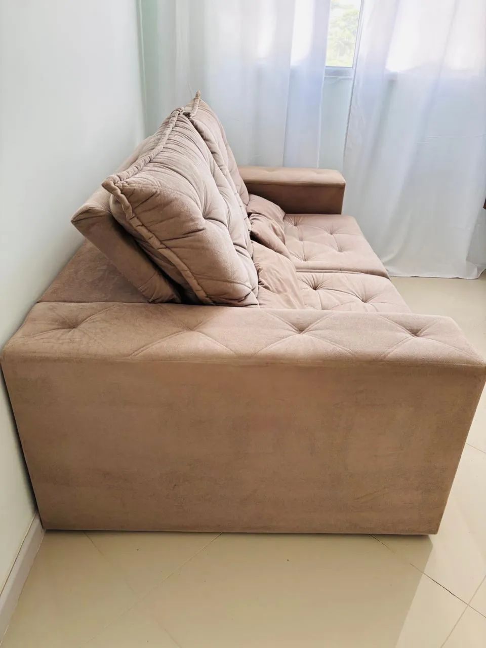 Sofá retrátil 4 lugares