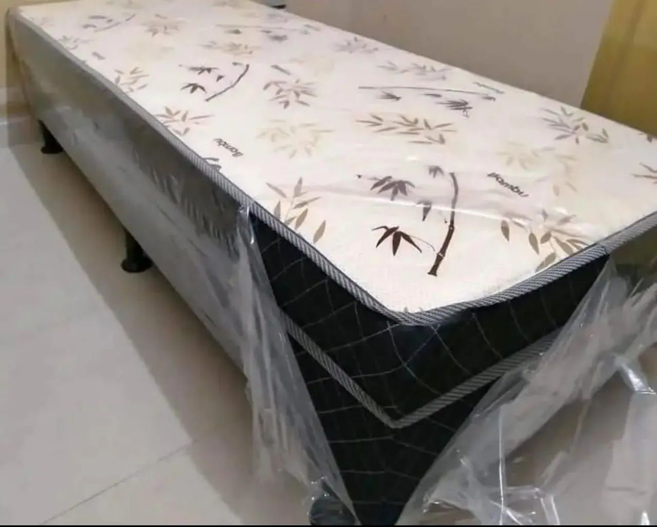 Frete grátis, camas box com colchão conjugado novas. - Foto 4