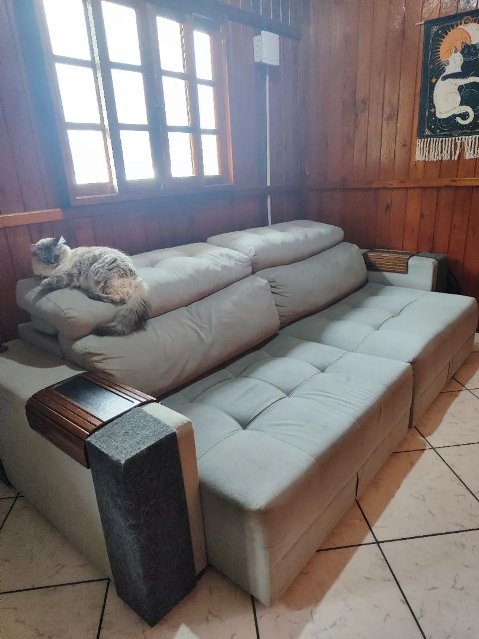 Sofá 2,70m Retrátil à Venda - Floripa - Foto 3
