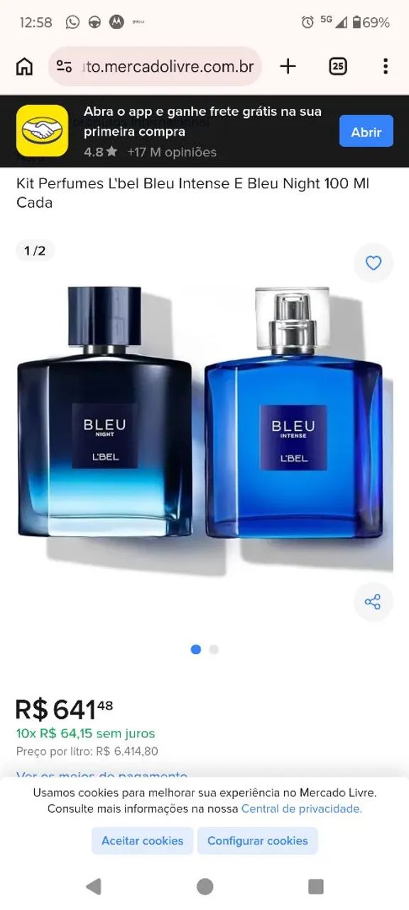 Perfume BLEU NEGTH  - Foto 2