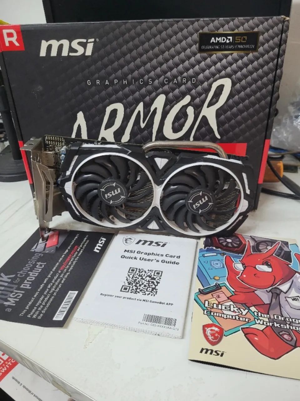 Placa de video RX 570 4GB Armor - Foto 2