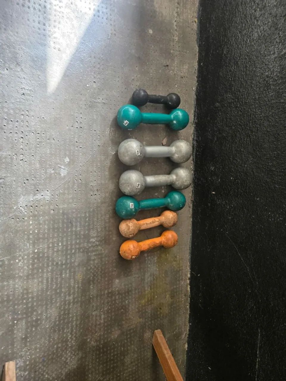 Conjunto de anilhas e pesos - Foto 2