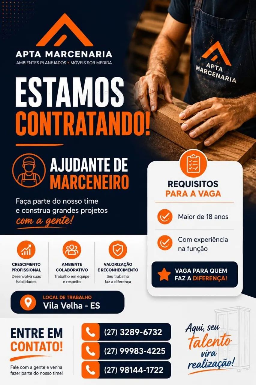 Vagas  disponíveis 