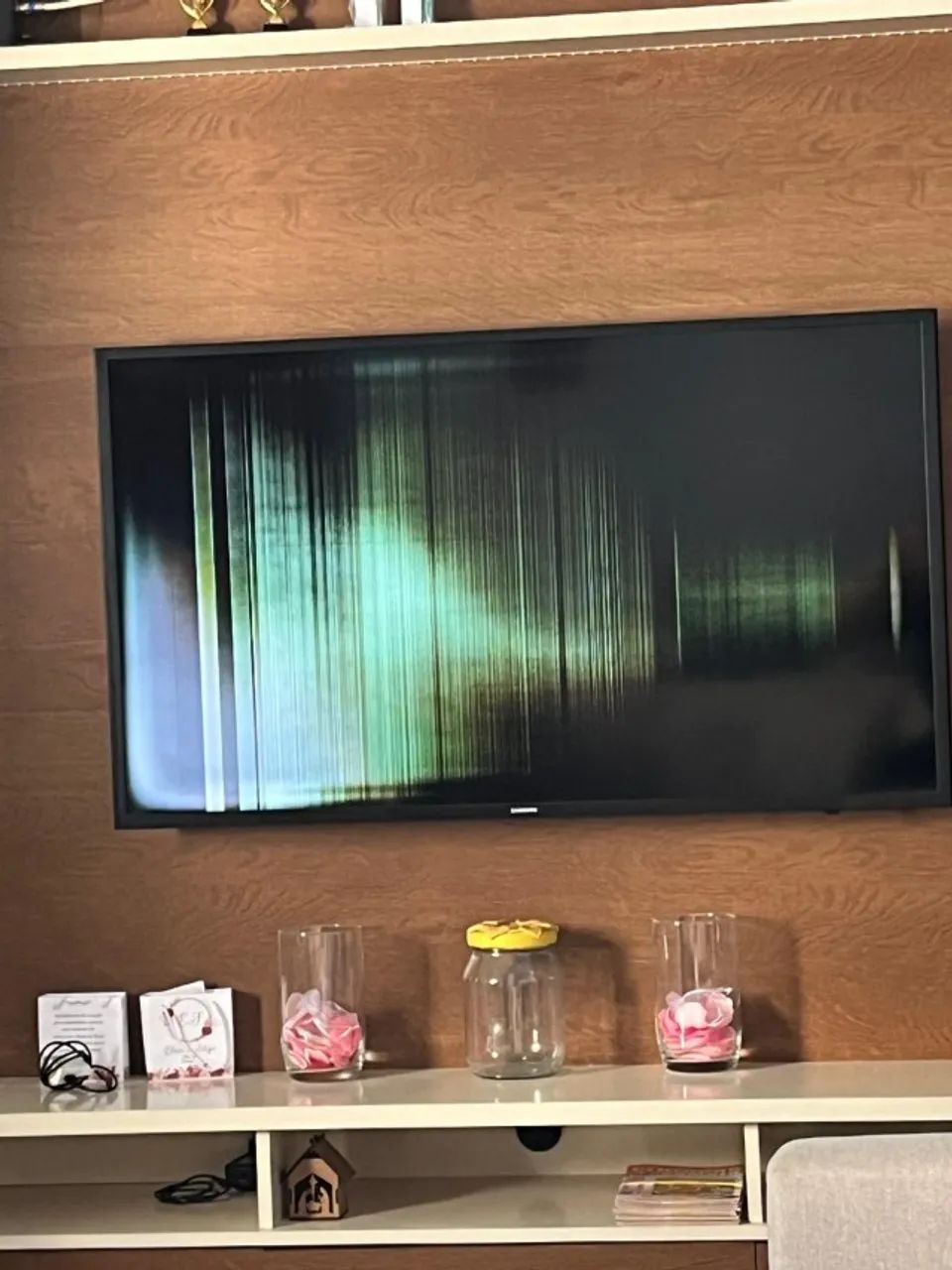 TV Samsung 43 polegadas Full HD (DISPLAY QUEIMADO) - Foto 2