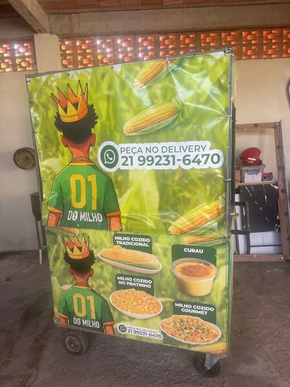 Carrocinha de milho - completa para trabalhar 