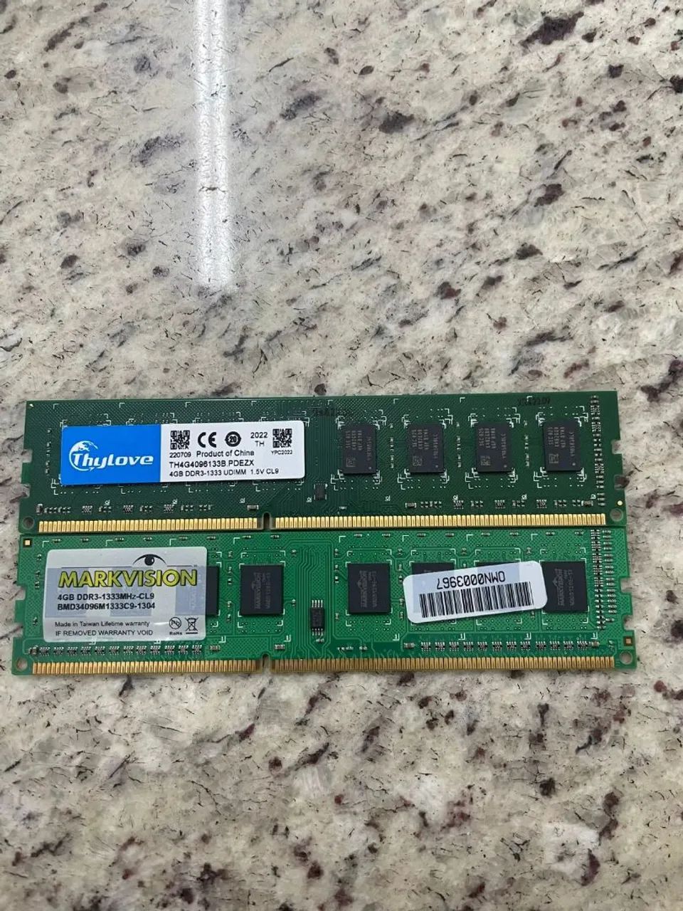 Memória RAM DDR3 4GB  150 o par