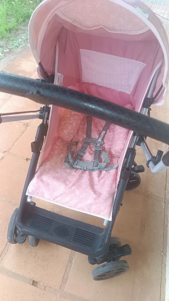 Carrinho de bebê e bebe conforto  - Foto 3