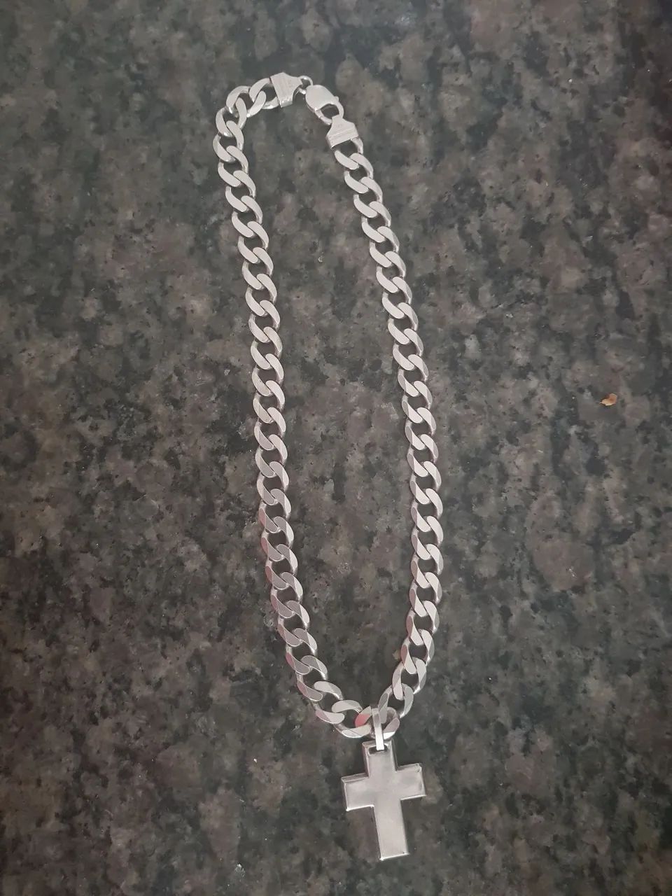 Cordão de prata pura 