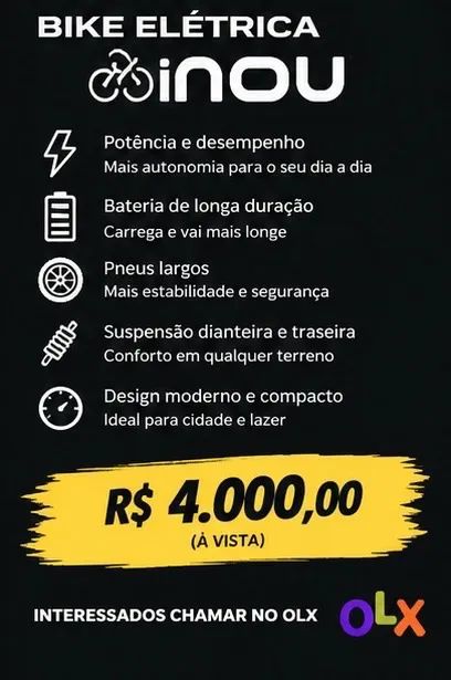 V20 mini - bicicleta elétrica  - Foto 2