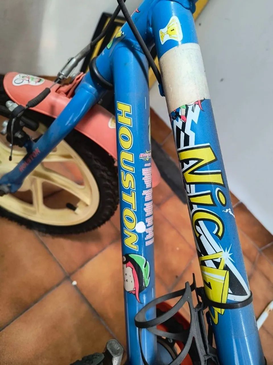 bicicleta infantil houston magic azul - Foto 4