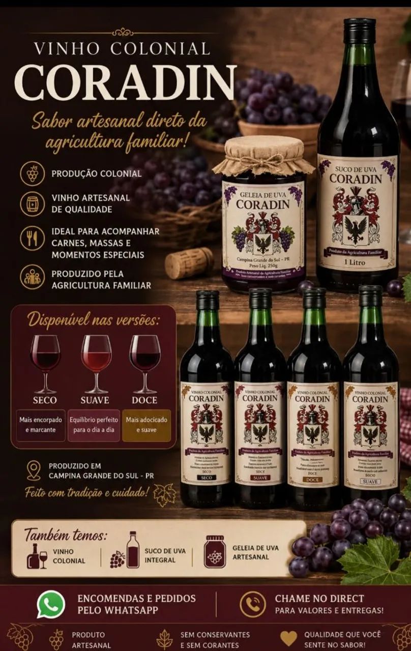 Vinho colonial 
