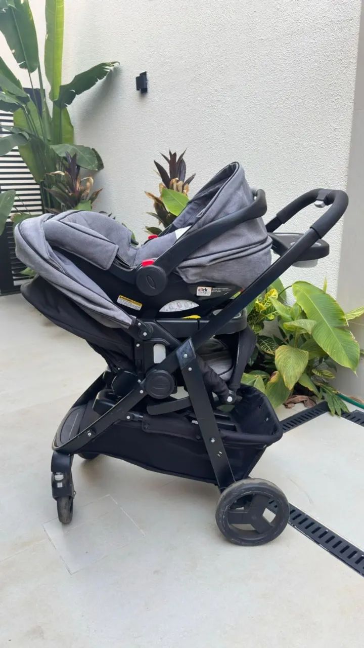 Carrinho de bebê Graco Click Connect 3 em 1 - Foto 4