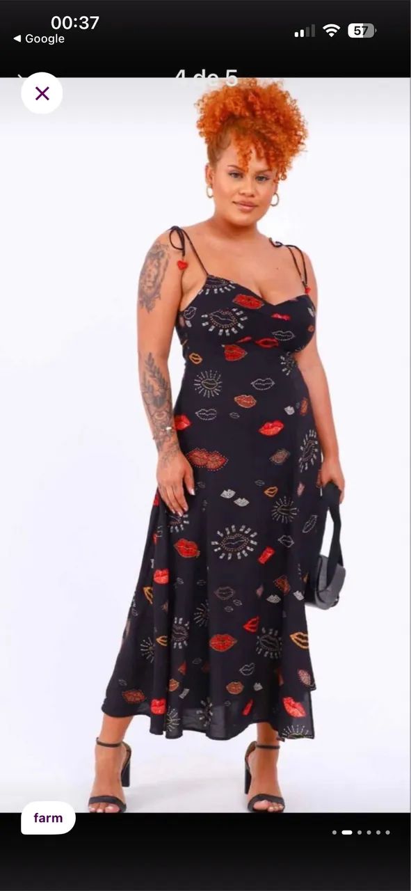 Vestido farm beijo 
