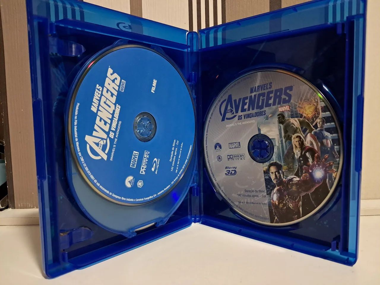 Blu-ray Original Os Vingadores 2D+3D (Triplo) - Foto 5