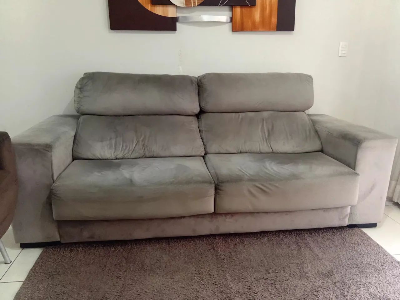 Vendo sofá reclinável (Ótimo estado de conservação)