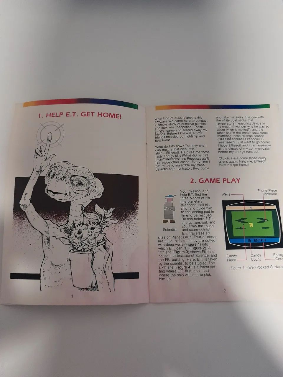 Manual raridade ET atari 2600 - Foto 4