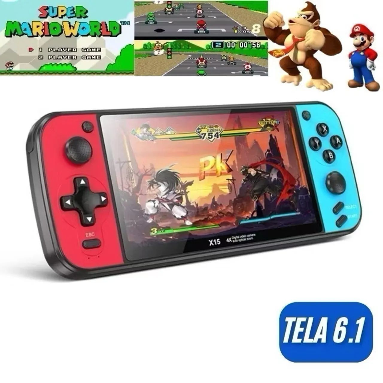 Vídeo Game Portátil Retrô Eony 6.1 polegadas  - Foto 2