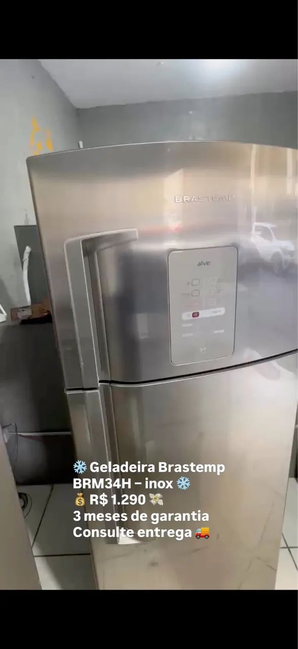 Geladeira e lava e seca 