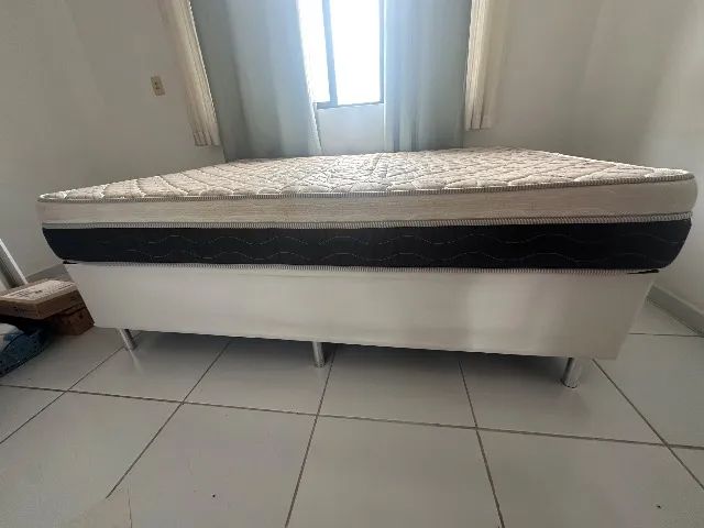Cama de casal box + colchão  - Foto 4