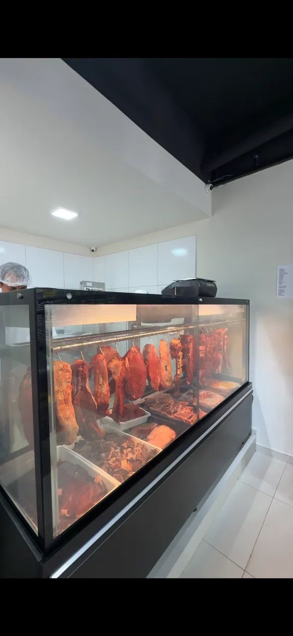 BLACÃO EXPOSITOR DE CARNE REFRIGERADO AÇOUGUE VANGUARD REFRIMATE 2M