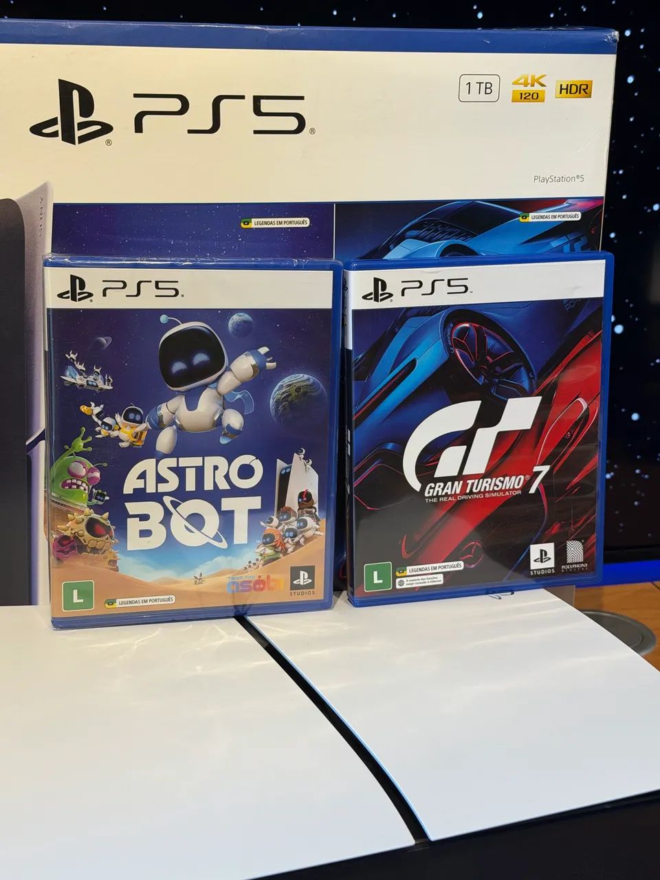 Ps5 Slim 1TB com leitor de CDs - Foto 3