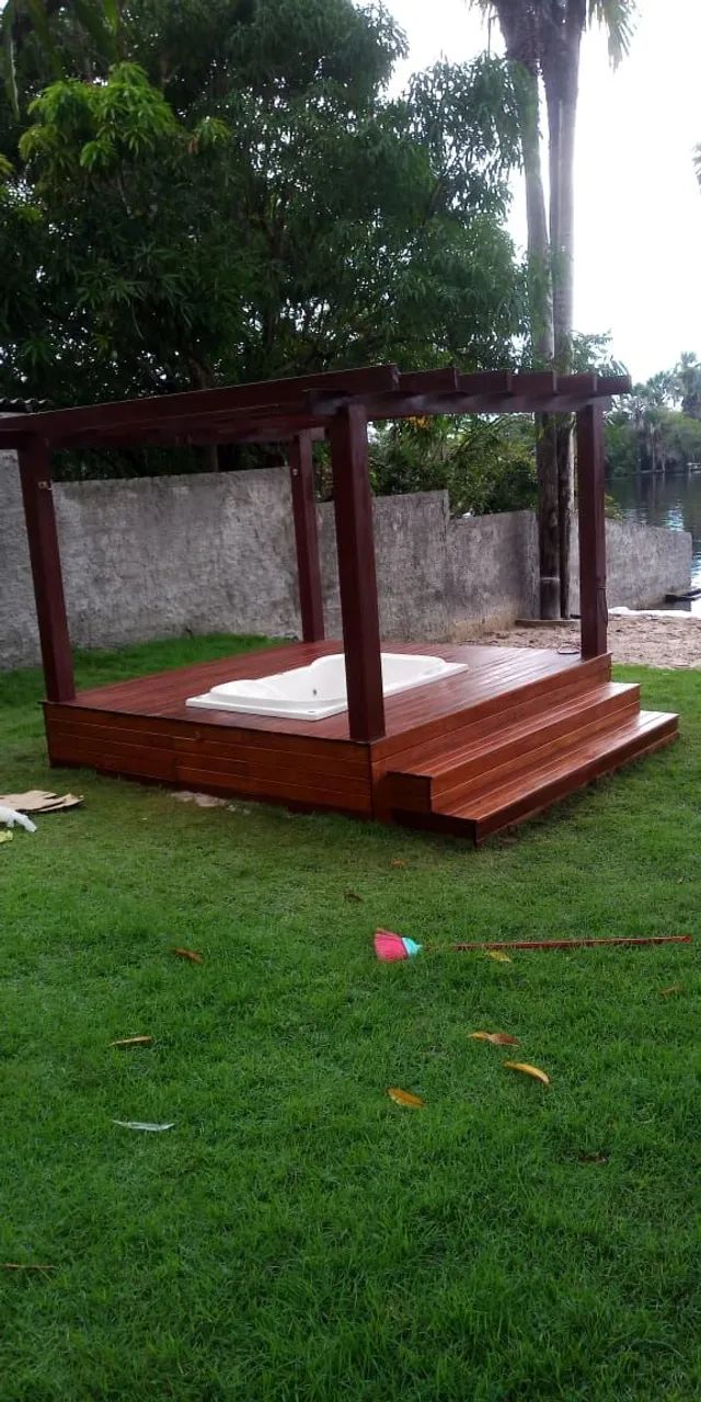 Fabricamos playglouds, deck e pergolado  - Foto 2