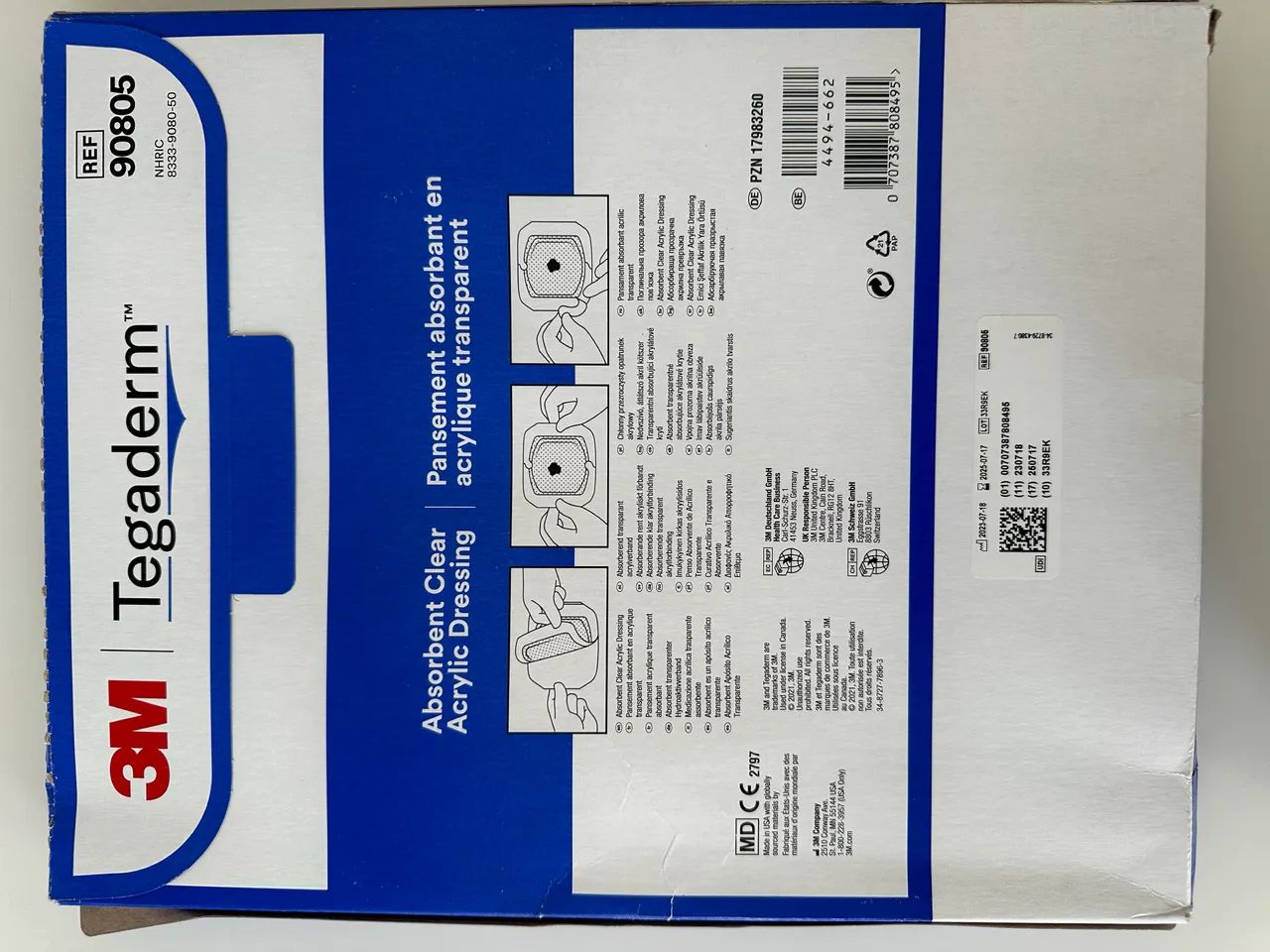 Curativo 3M Tegaderm Absorbent 90805