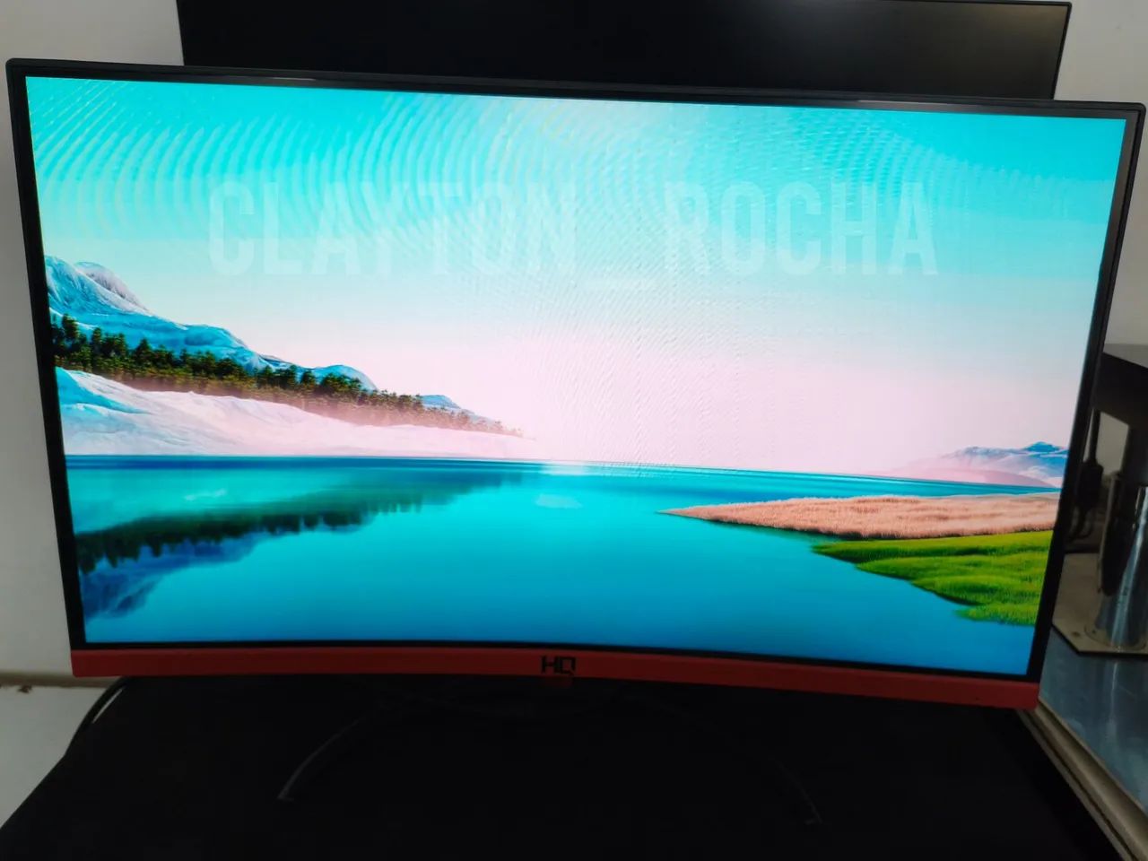 Monitor 25" curvo 144hz com som - ideal para jogos - Foto 3