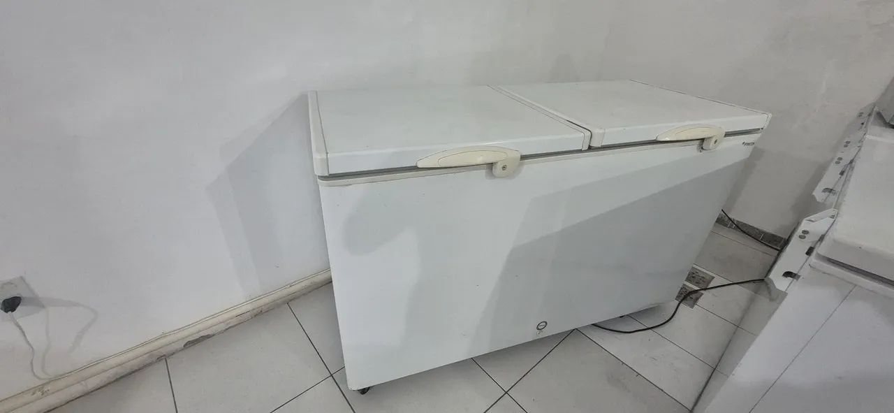 Freezer horizontal 2 portas 503 litros