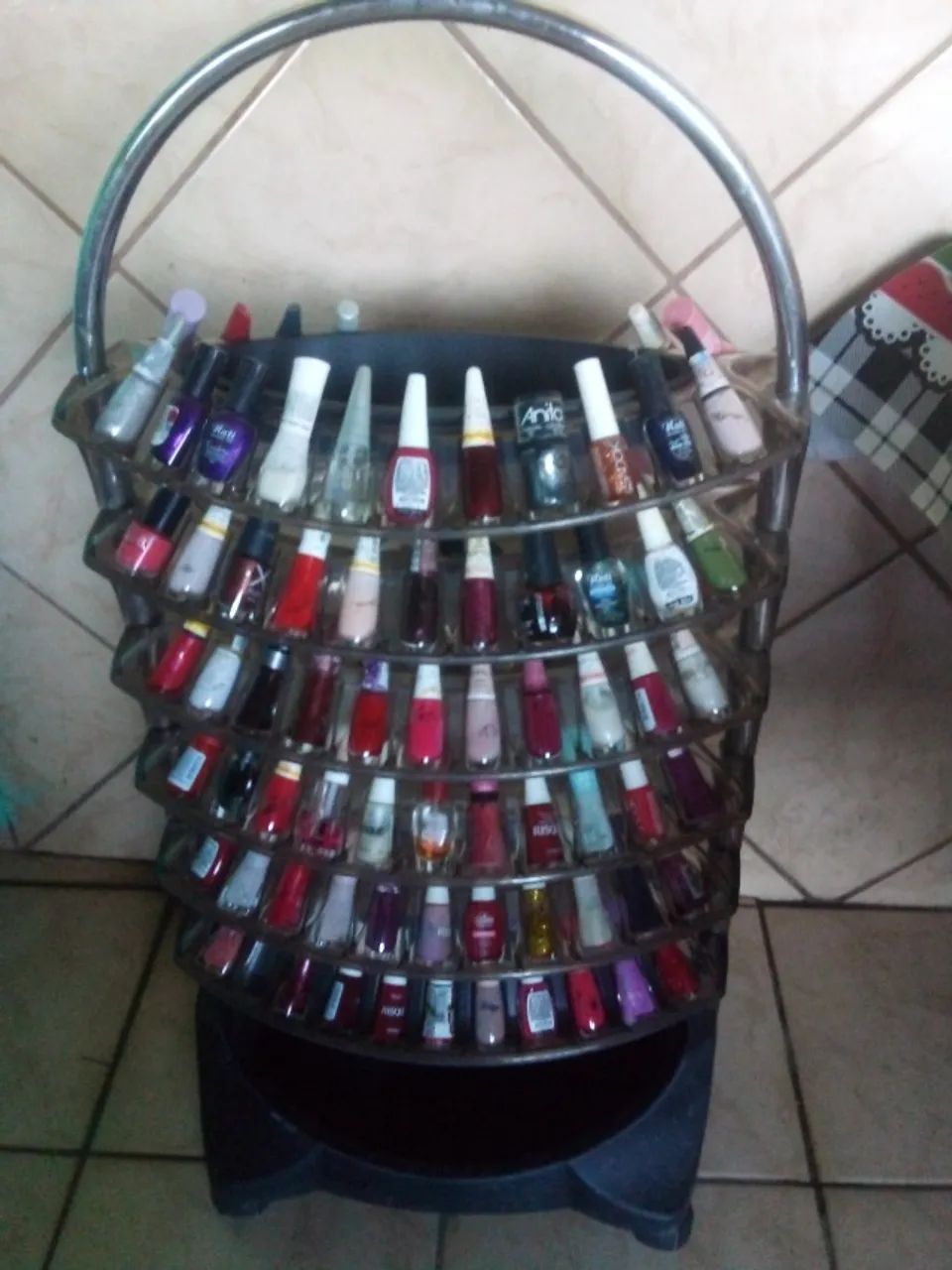 Carrinho para esmaltes completo grande