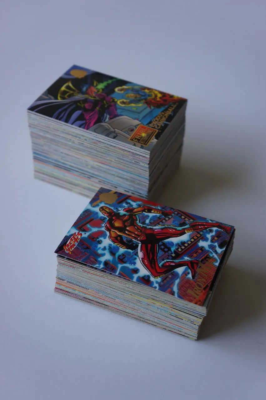 coleção completa cards marvel fleer universe 1994 - Foto 2