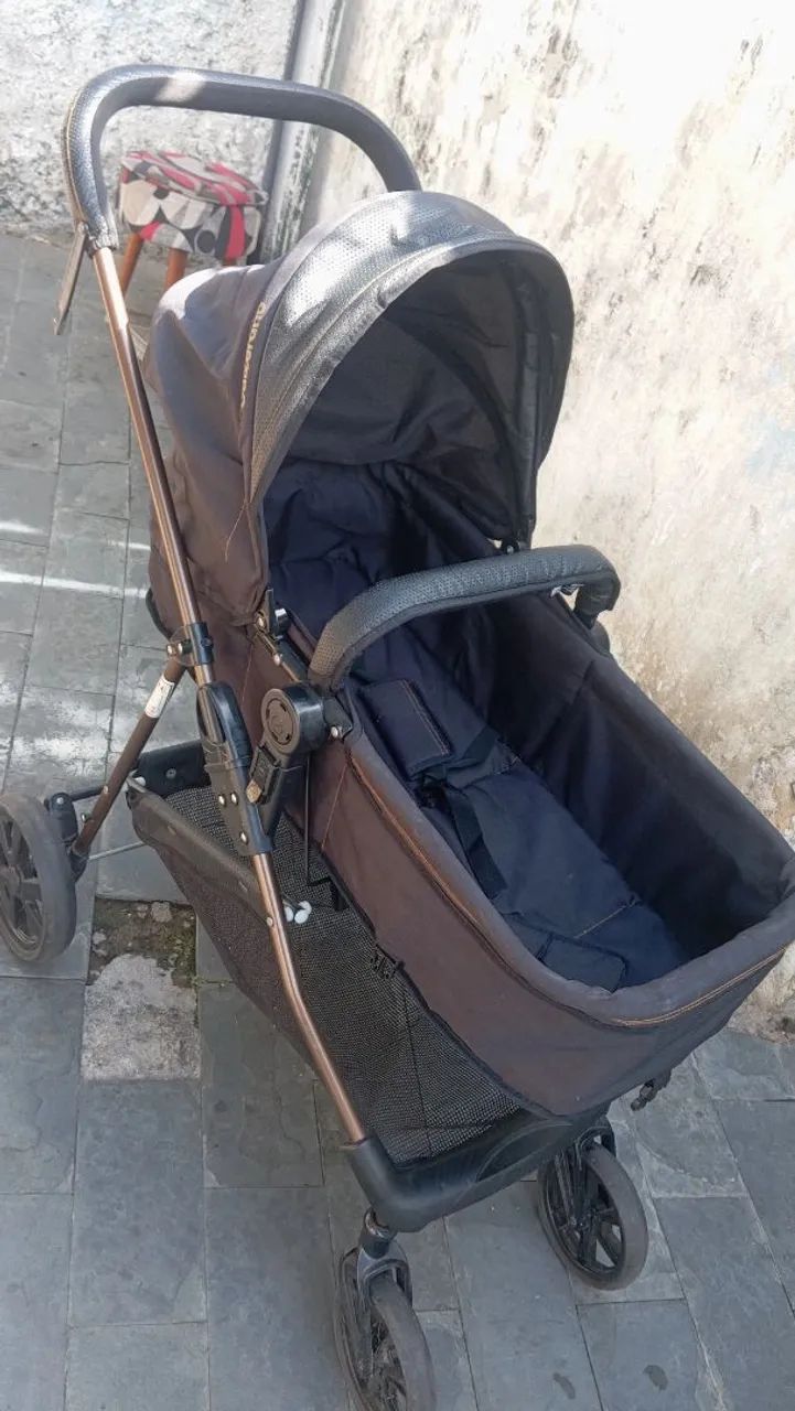 Carrinho de bebê Moisés + bebê conforto 