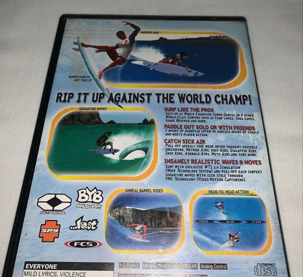 JOGO Sunny Garcia Surfing Playstation 2 original Mídia Roxa raro - Foto 4