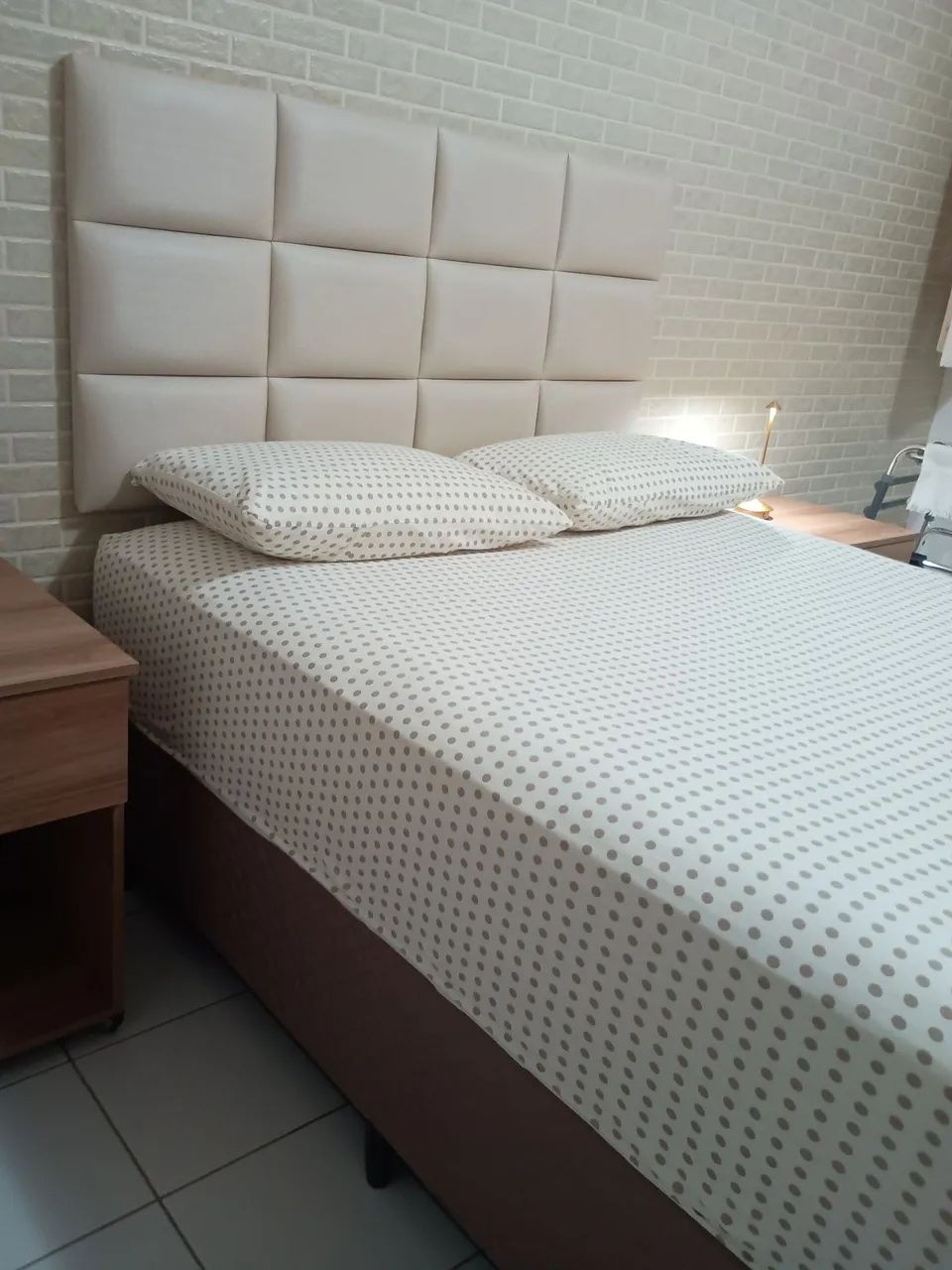 CAMA BOX CASAL COM CABECEIRA - Foto 5