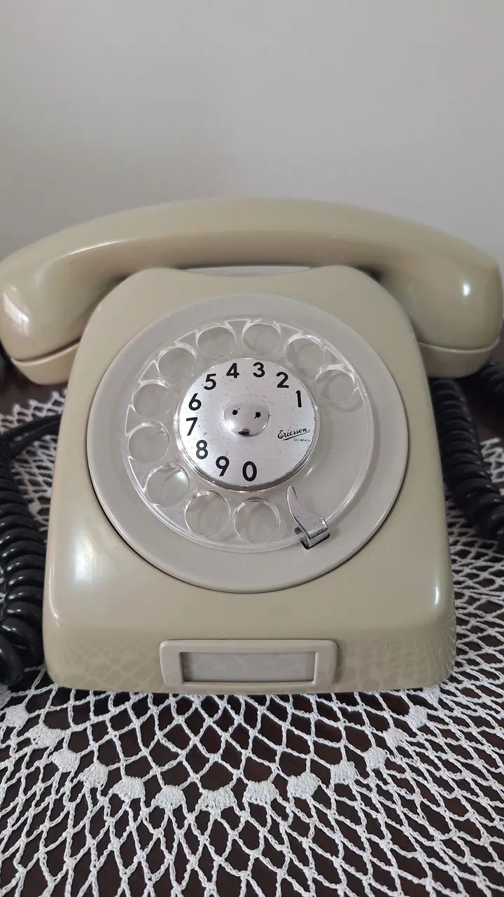 Telefone de disco Ericsson vintage