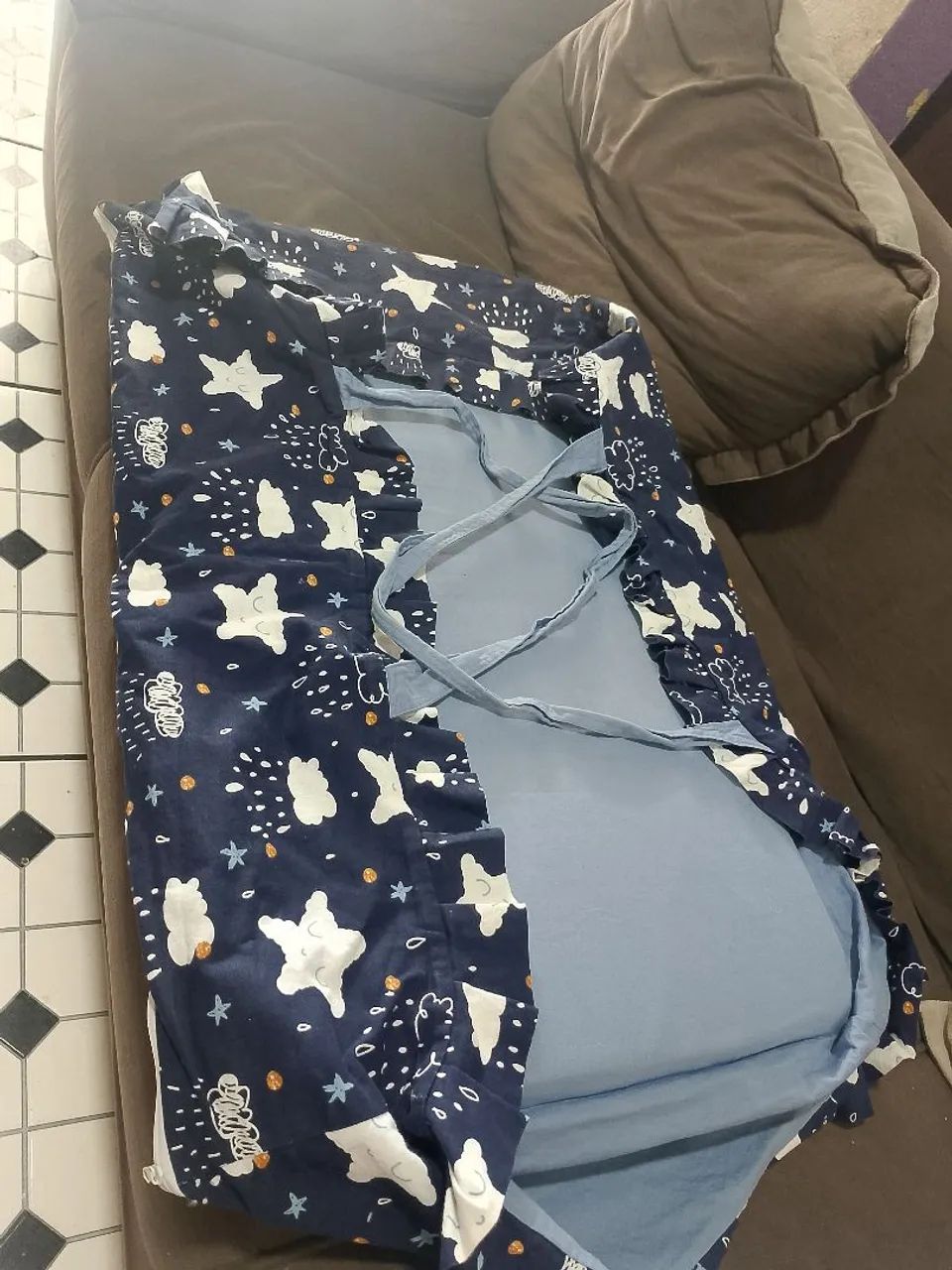 Colchonete com calça bebê 