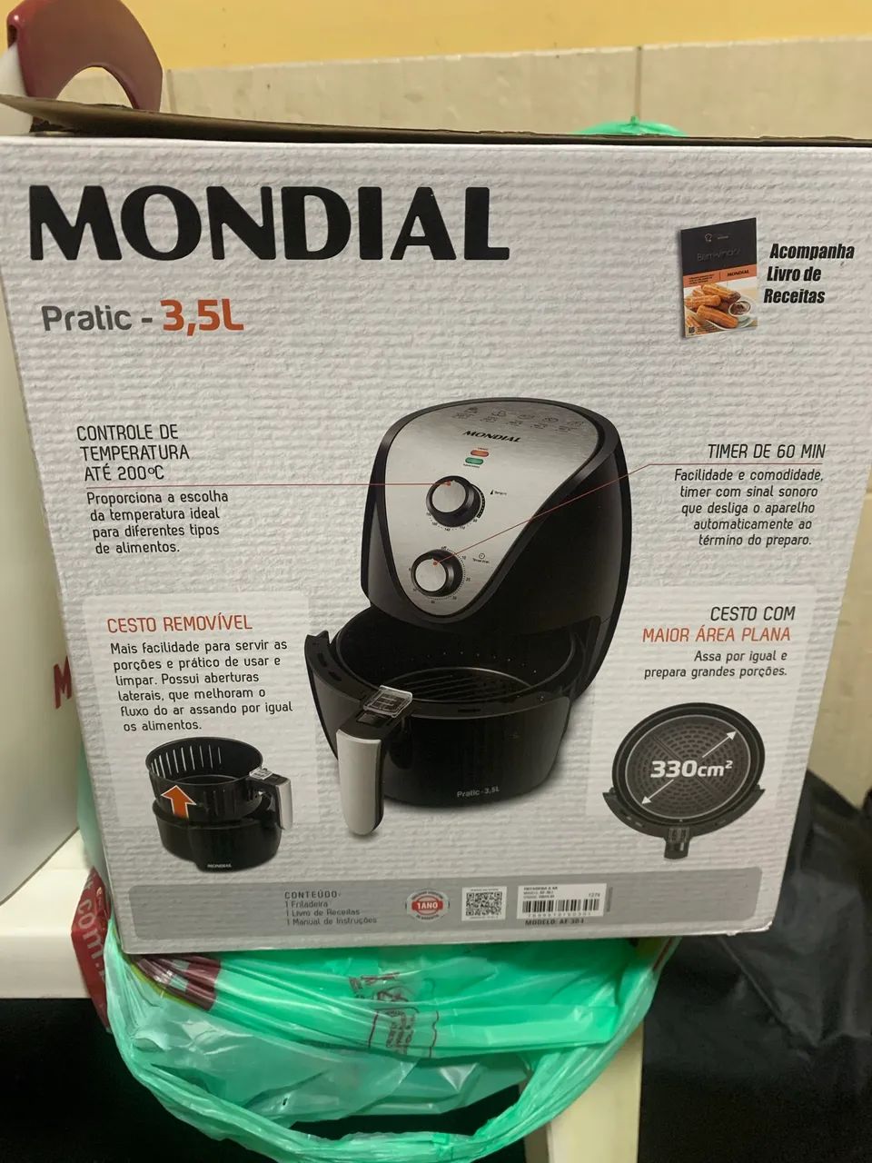 Airfryer modial 3,5l 127v