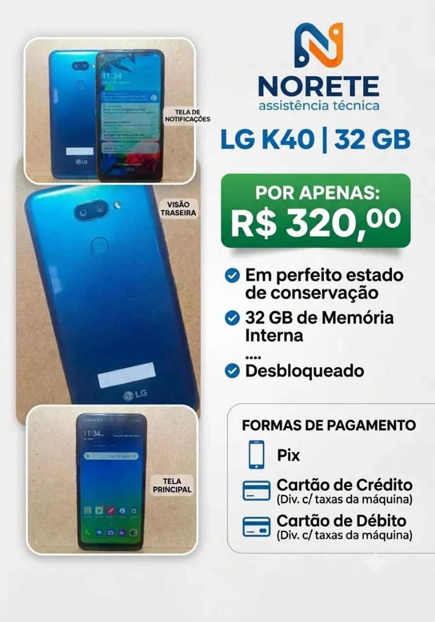 LG K40 32 GB