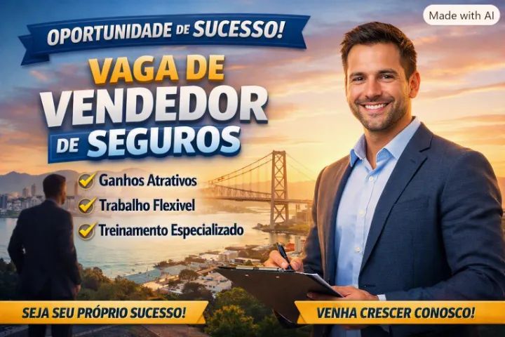 Vendedor(a) Comissionado - Seguros de Vida Empresarial e individual.