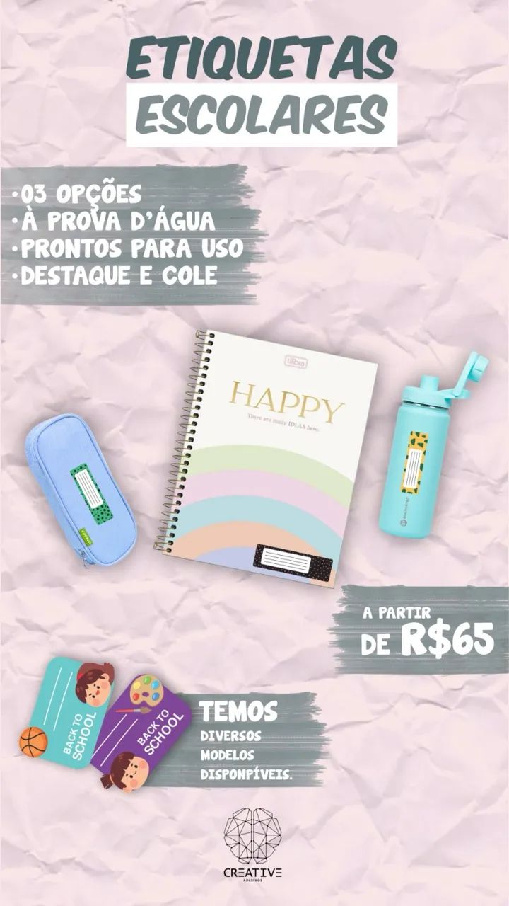 Etiquetas escolares 