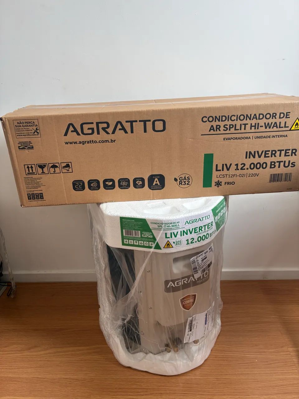 Ar condicionado 12000btus novo