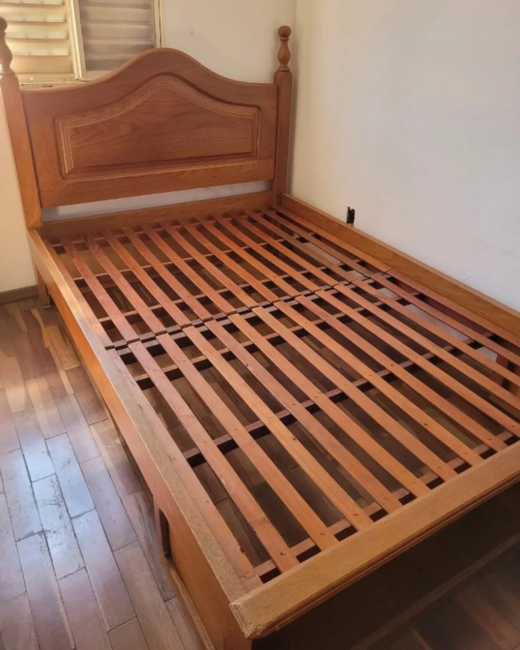 Cama de Casal em Cerejeira com Colchão Viscogel - Foto 4
