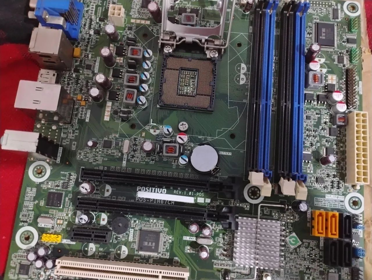 Placa mãe 1155 funcionando perfeitamente 