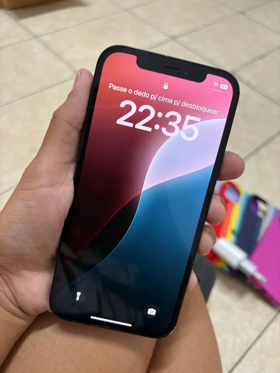 Iphone 12 pegando tudo
