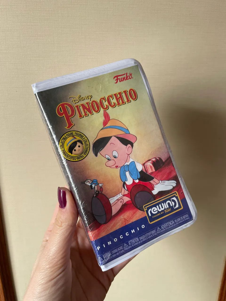 Funko VHS Disney Pinocchio edição especial 