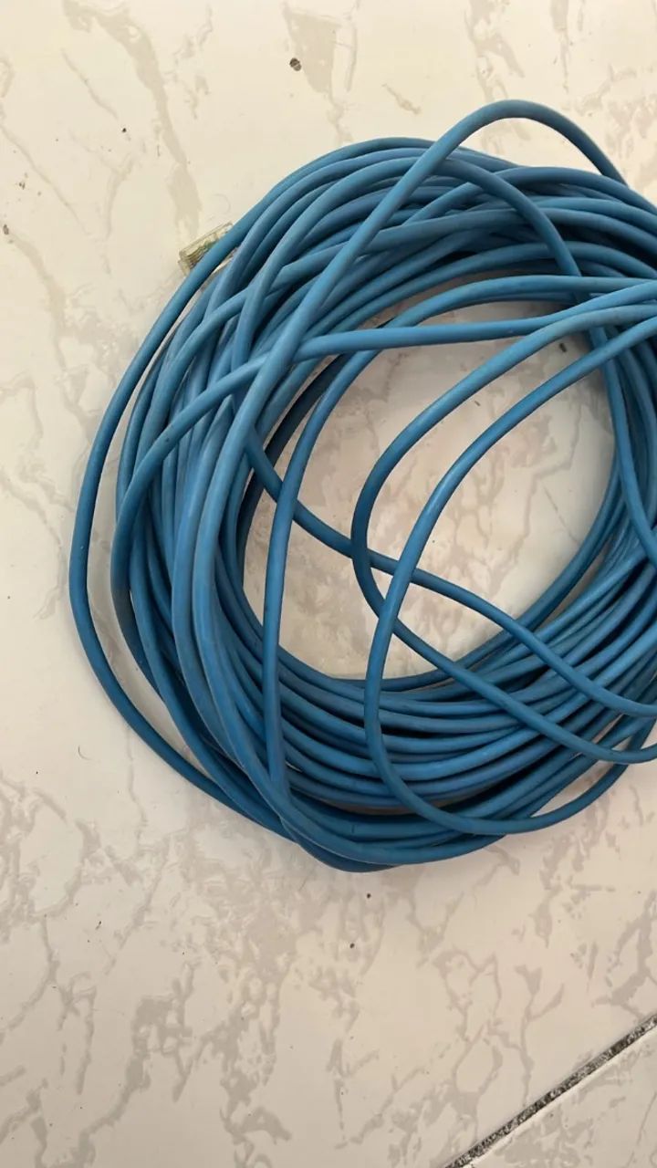 Cabo De Rede Lan Internet 10 Metros sem estar Crimpado 