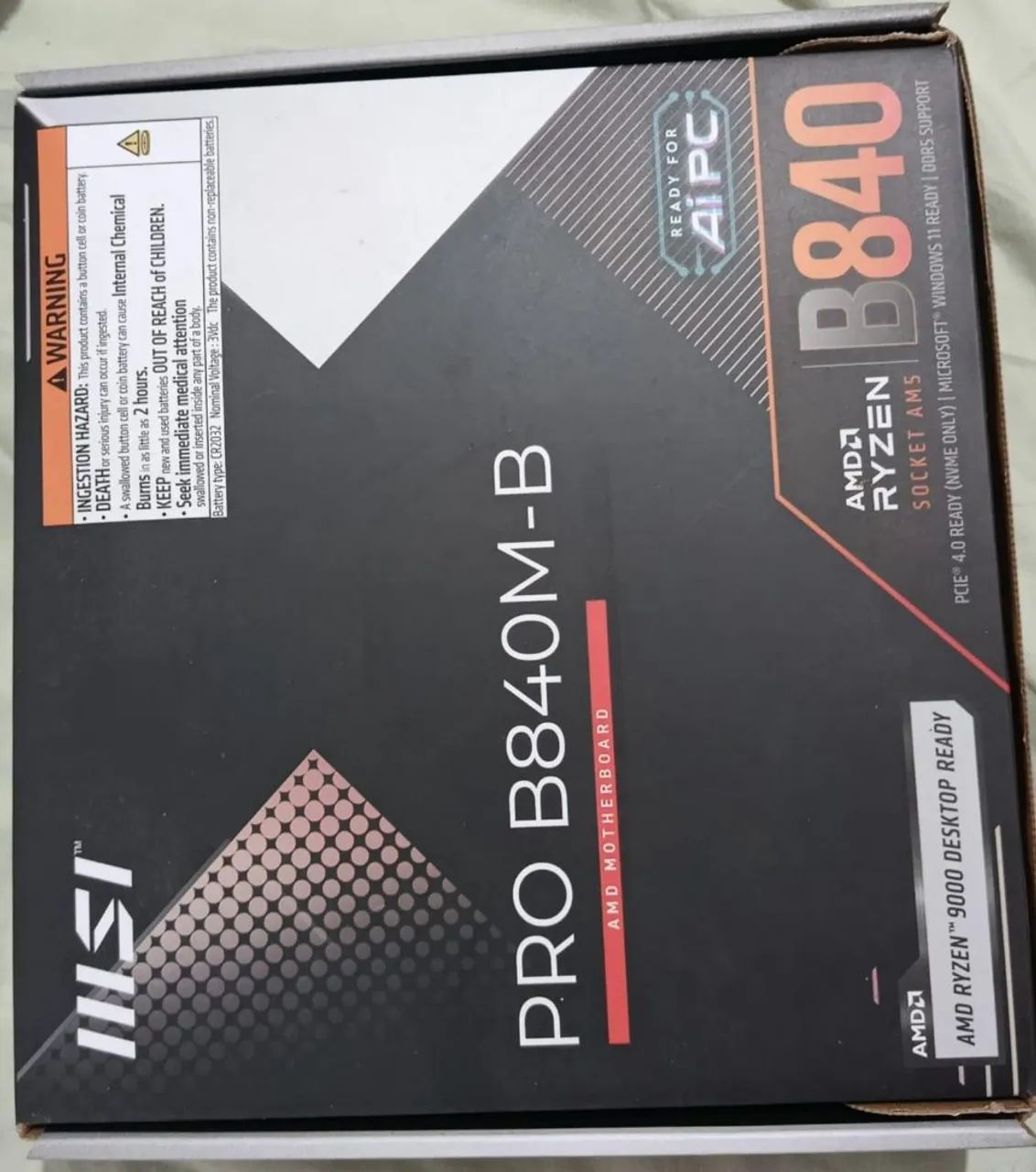 Placa mãe MSI Pro B840M-B AMD - Foto 4
