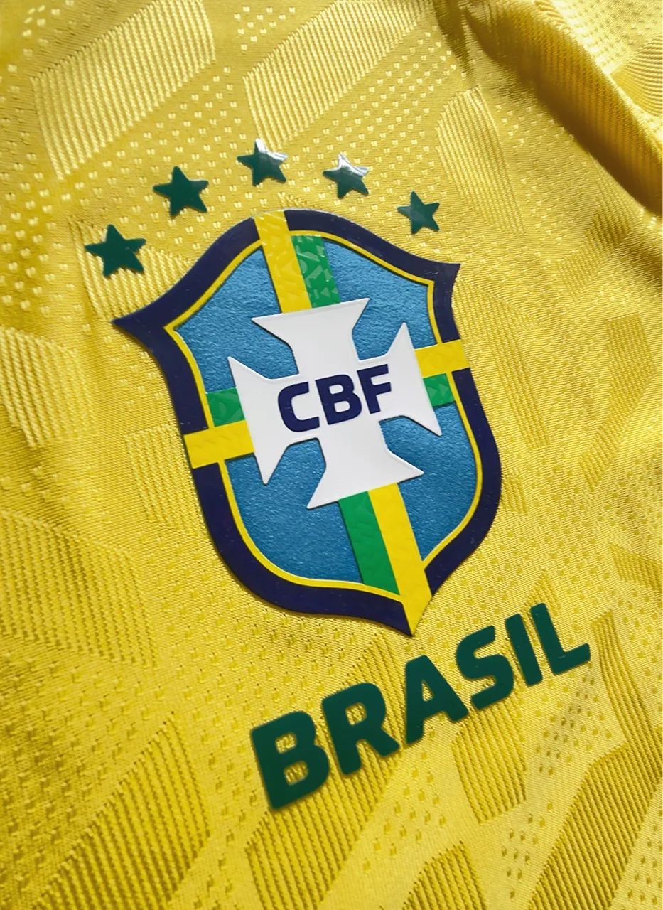 Camisa do Brasil Amarela Versão Jogador  - Foto 2