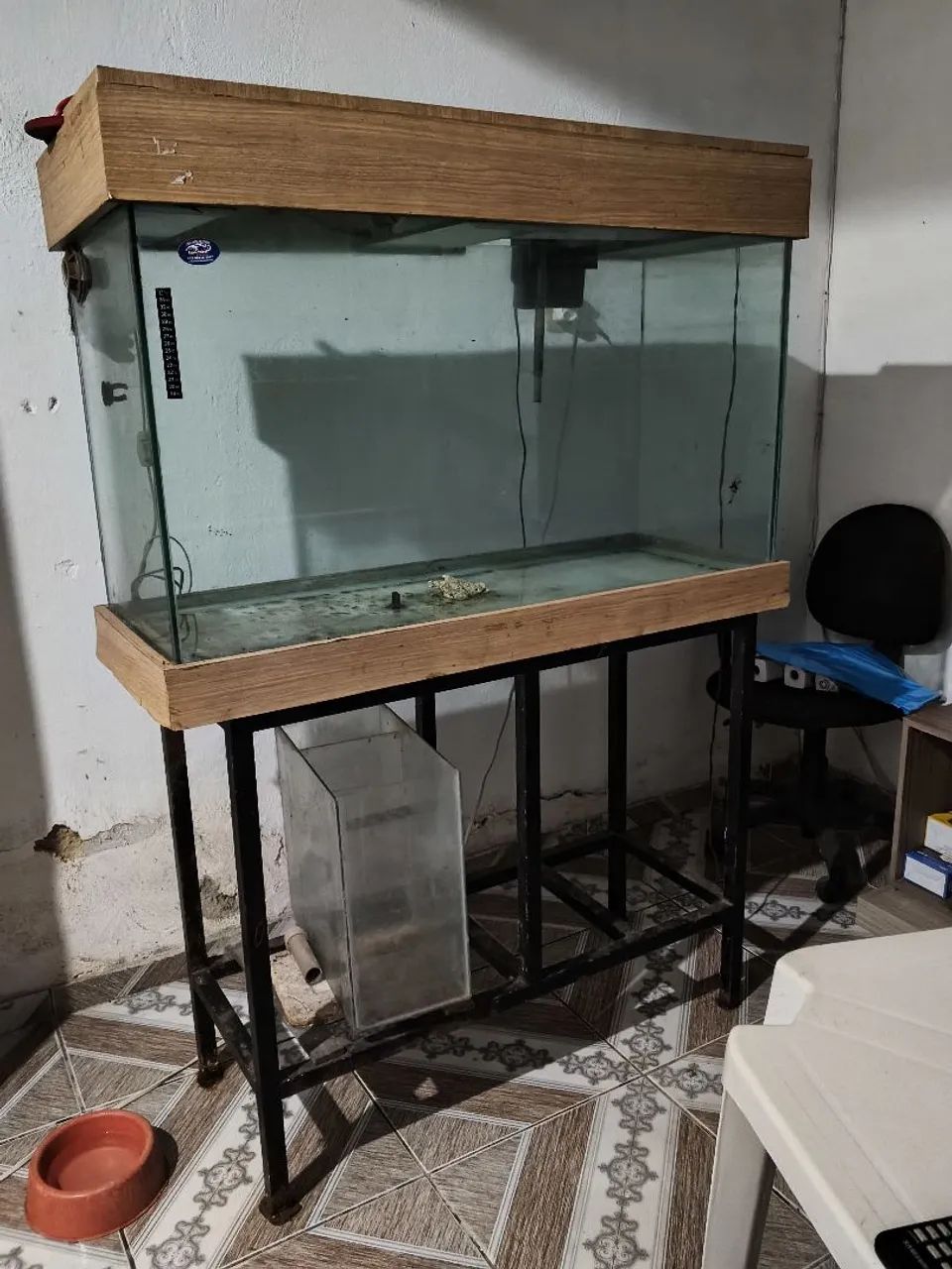 Vendo aquário medindo 110-50-40:220litros - Foto 5