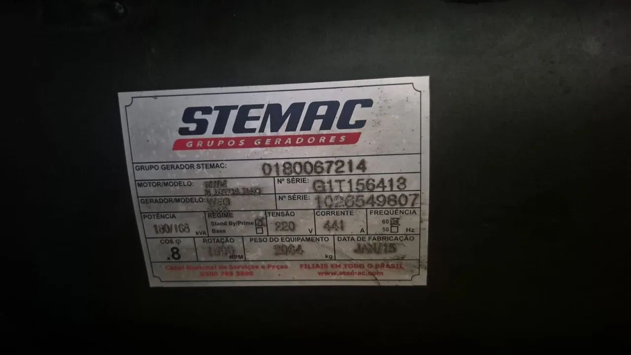 Gerador Stemac 180kva - Foto 6